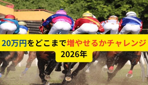 20万をどこまで増やせるかチャレンジ 2026年